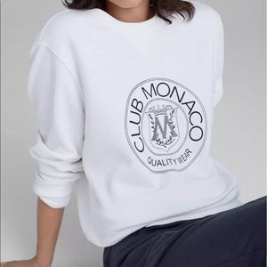 Club Monaco Heritage Crest Sweatshirt UNISEX